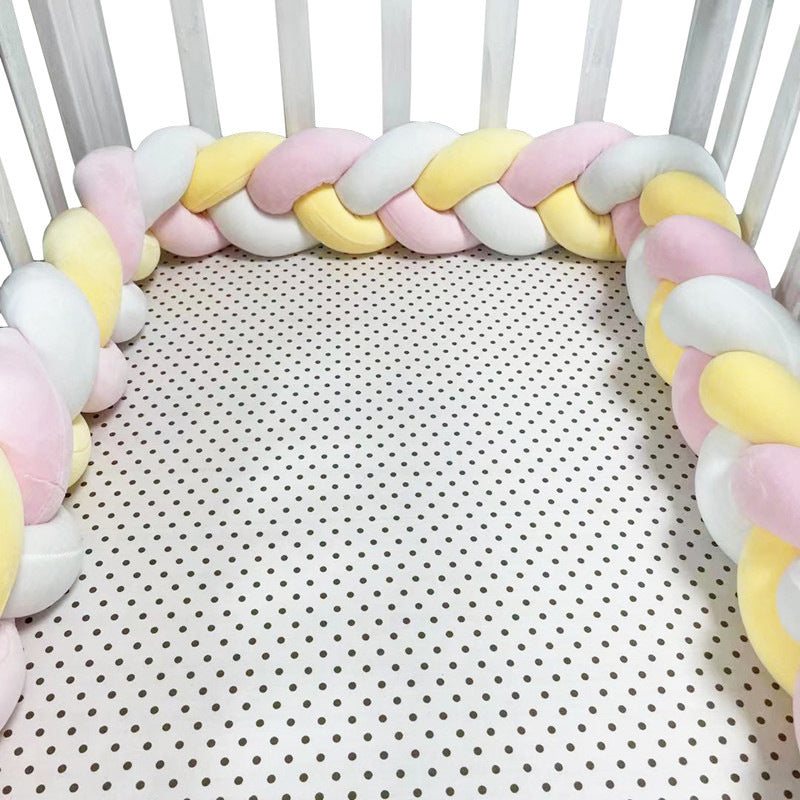 TOUR DE LIT BEBE TRESSE autour lit matelas avec points noirs