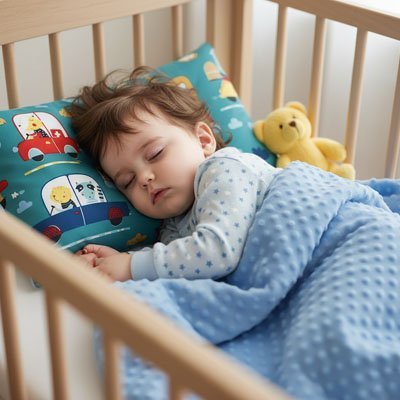Oreiller enfant | Ultra - doux ergonomique - Dodo Bambino