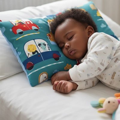 Oreiller enfant | Ultra - doux ergonomique - Dodo Bambino