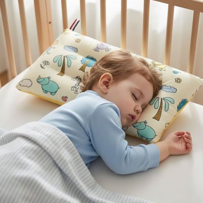 Oreiller enfant | Ultra - doux ergonomique - Dodo Bambino